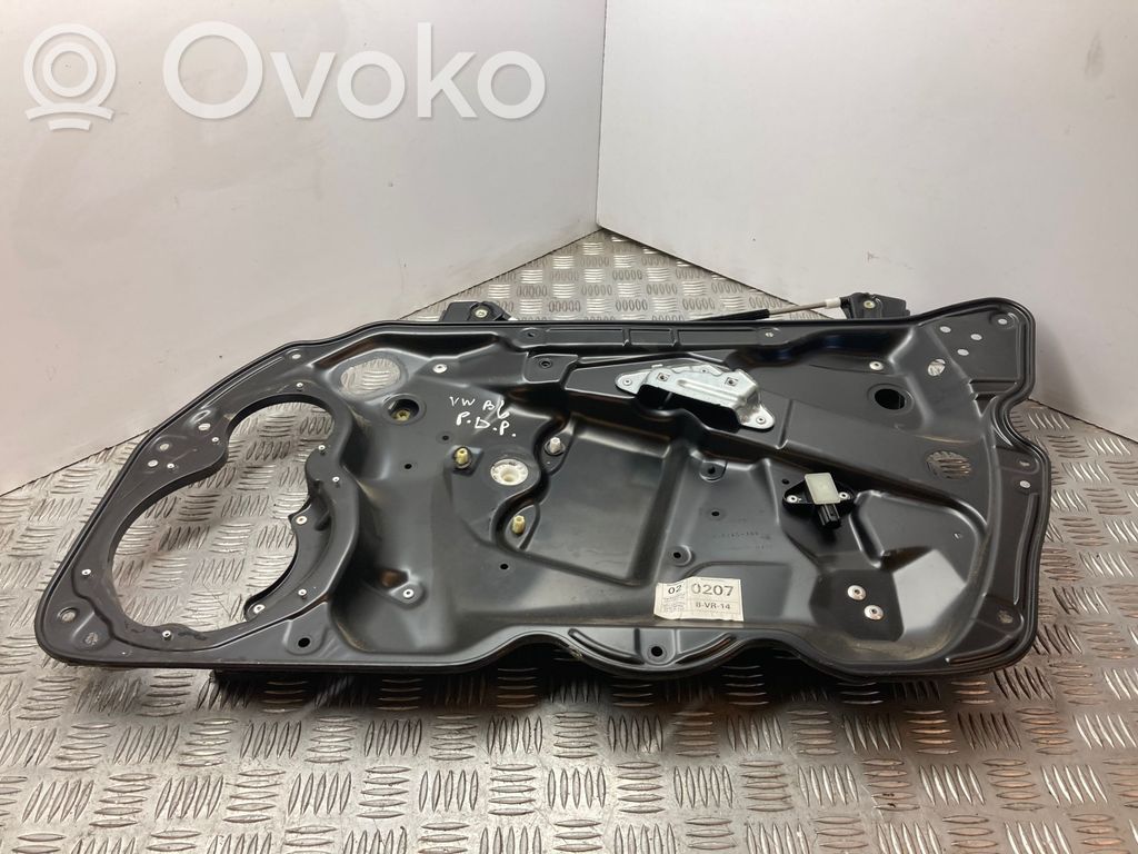 Volkswagen PASSAT B6 Mechanizm podnoszenia szyby przedniej bez silnika 