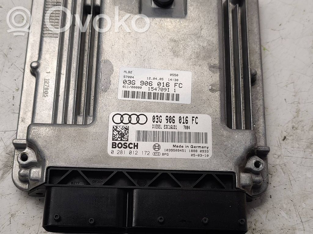 Audi A4 S4 B7 8E 8H Engine control unit/module 