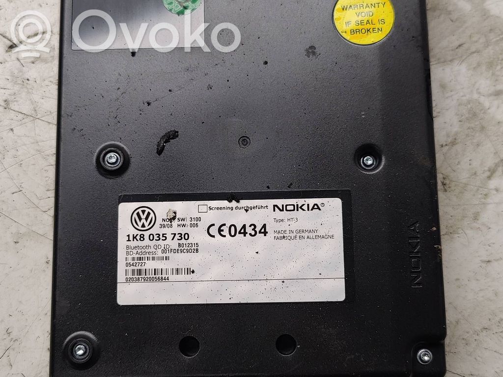 Volkswagen PASSAT B6 Bluetooth control unit module 