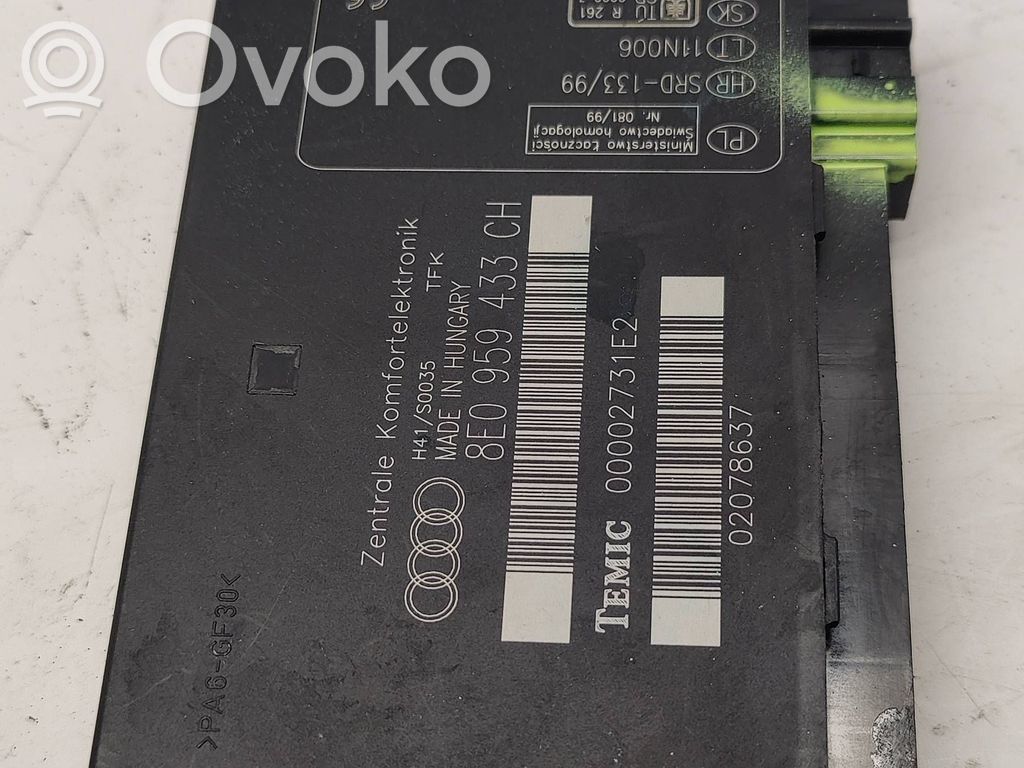 Module confort   8E0959433CH,00002731E2