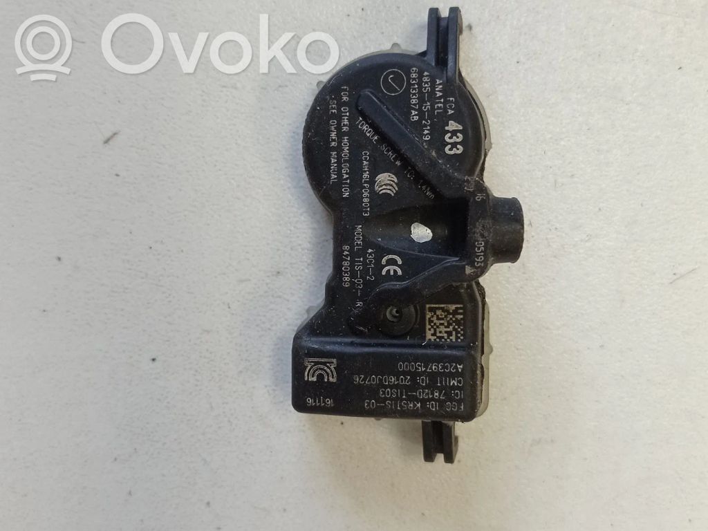 Chrysler Pacifica Tire pressure sensor 