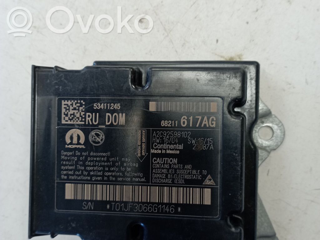 Chrysler Pacifica Airbag control unit/module 
