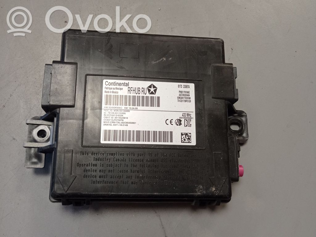 Chrysler Pacifica Keyless (KESSY) go control unit/module 