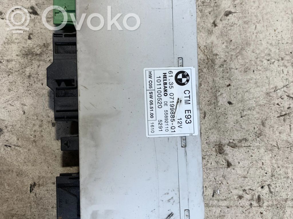 Unité de commande / module de toit ouvrant   7199885,7199885