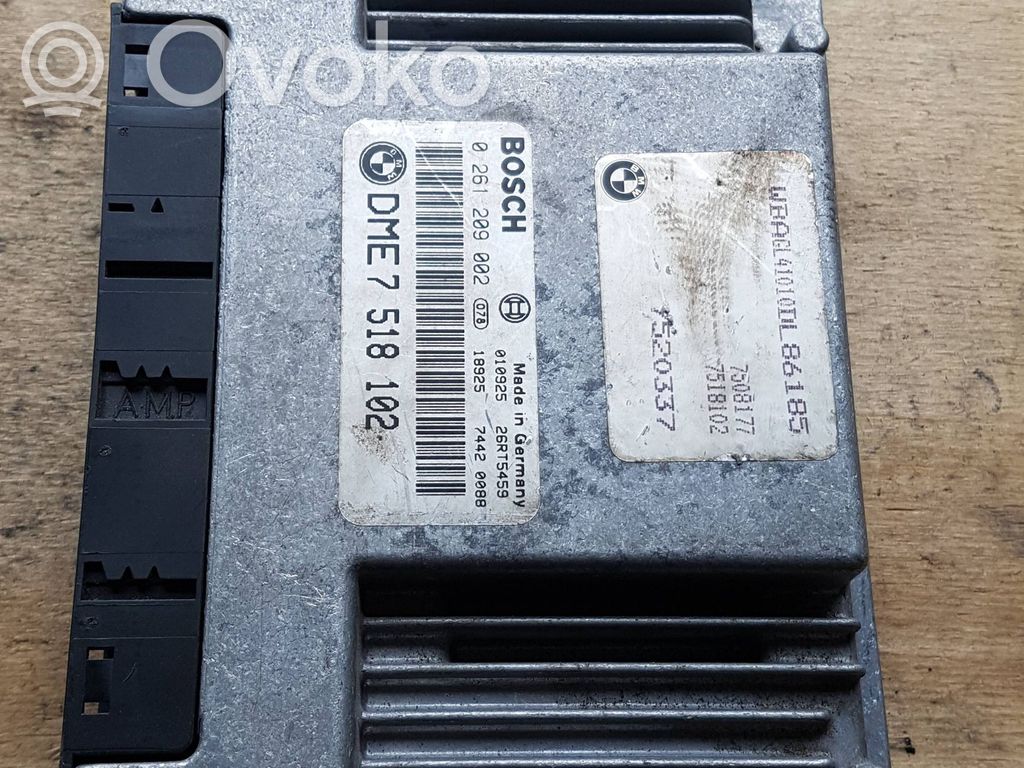 BMW 7 E65 E66 Calculateur moteur ECU 