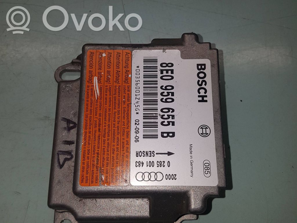 Airbag control unit/module   8E0959655B