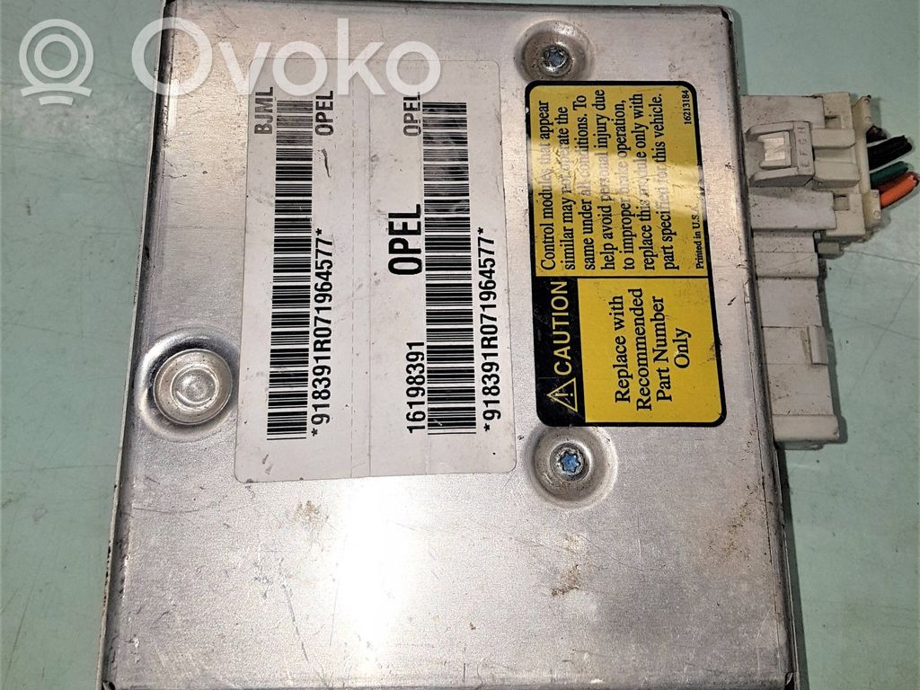 ABS control unit/module   16198391,918391R071964577