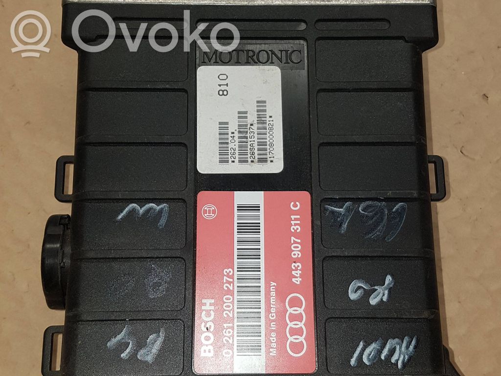 Engine control unit/module   443907311C,0261200273