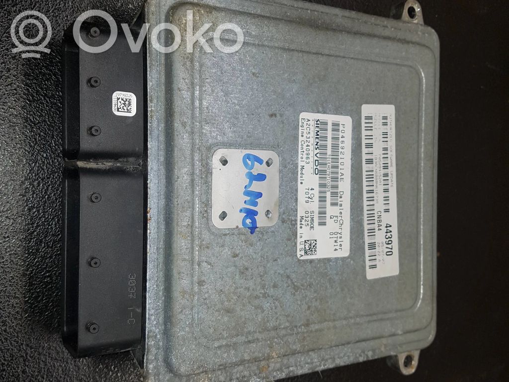 Engine control unit/module   A2C53240963,443970,P04692101AE,70790325,T01EE079710325