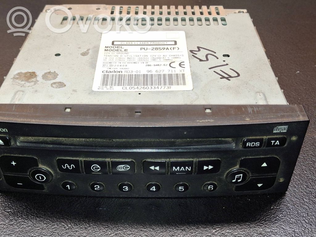 Citroen Berlingo Radio / CD/DVD atskaņotājs / navigācija 