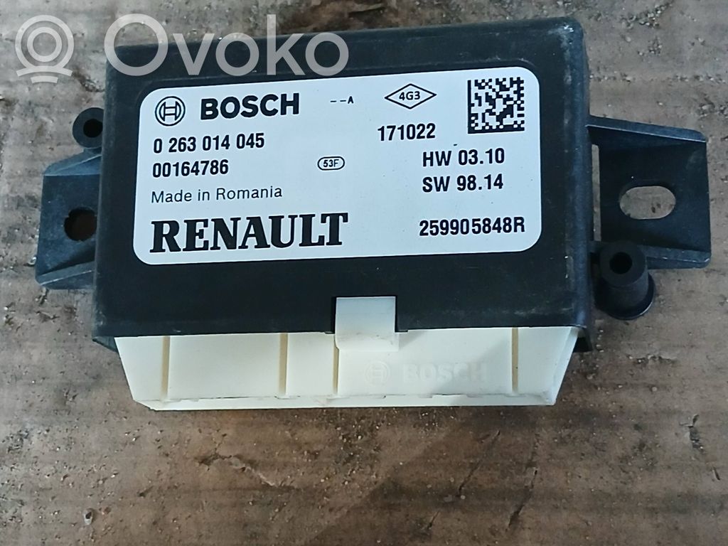 Renault Clio IV Parking PDC control unit/module 