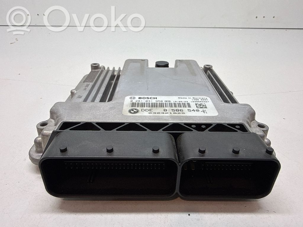BMW 3 F30 F35 F31 Engine control unit/module 