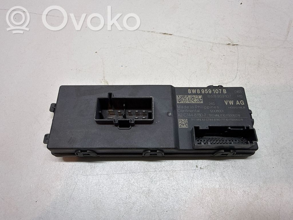 Tailgate/trunk control unit/module   8W8959107B,8W8959107,A2C74487807