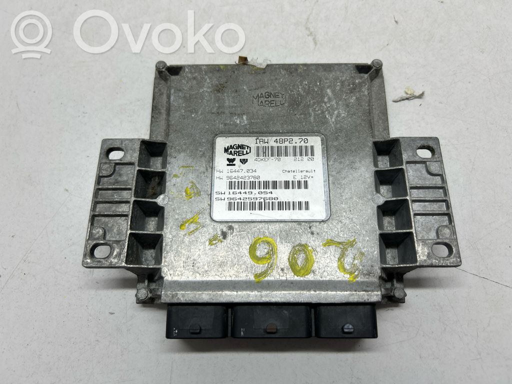Peugeot 206 Engine control unit/module 