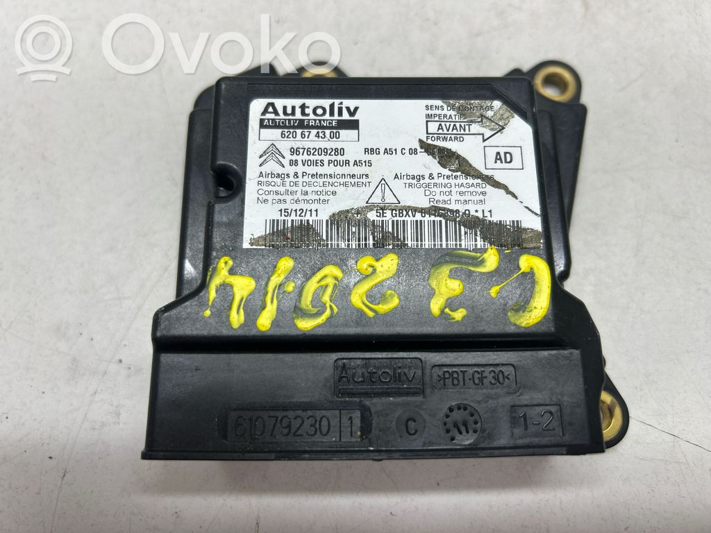 Citroen C3 Airbag control unit/module 