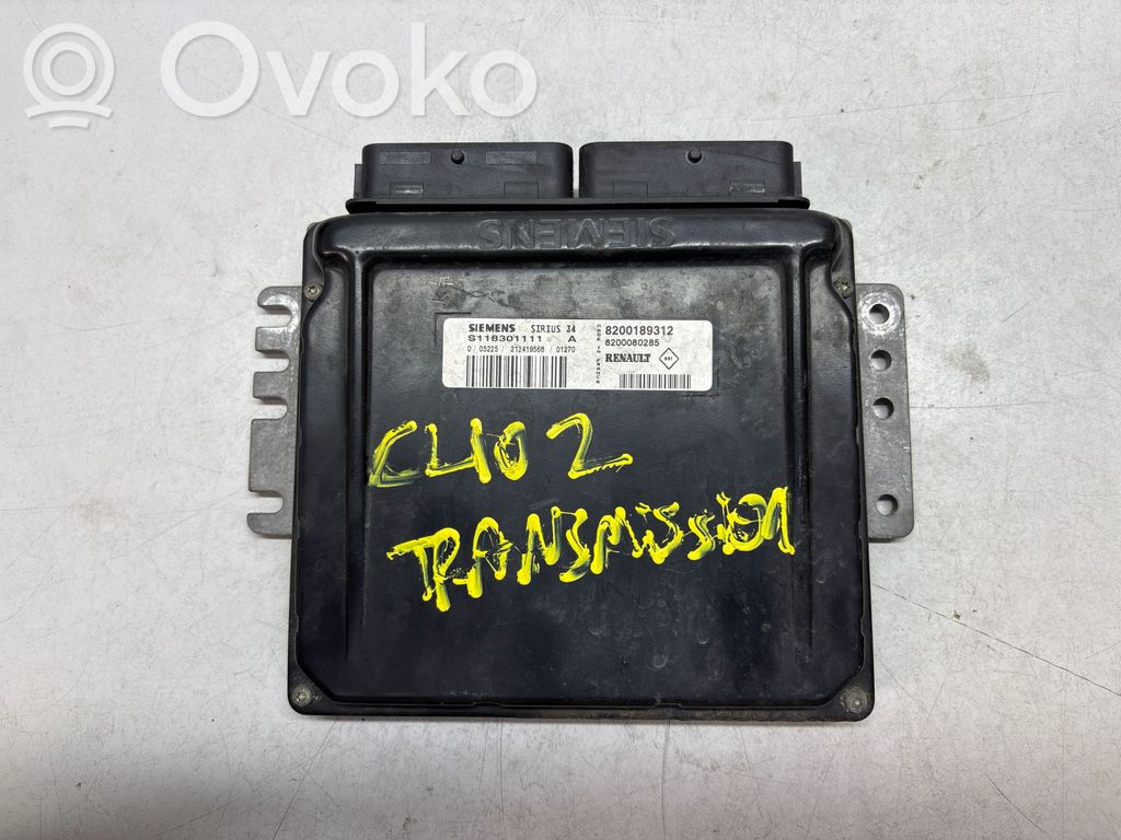 Renault Clio II Engine control unit/module 