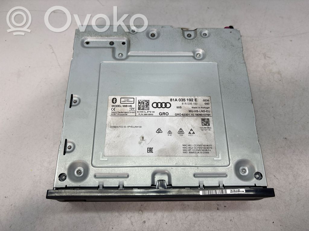 Audi Q2 - Multifunctional control switch/knob 
