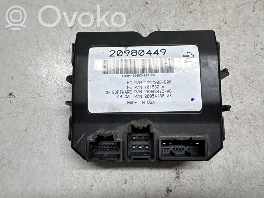 Opel Insignia A Other control units/modules 