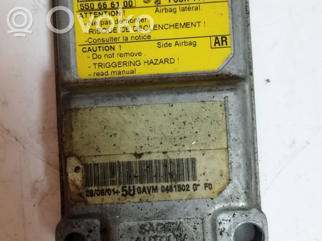 Peugeot 206 Airbag control unit/module 