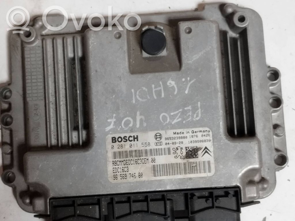 Peugeot 407 Engine control unit/module 