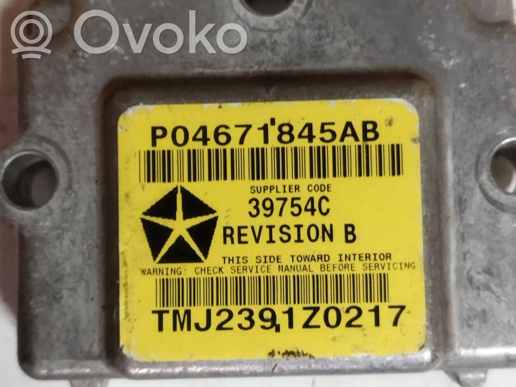 Chrysler PT Cruiser Airbag control unit/module 