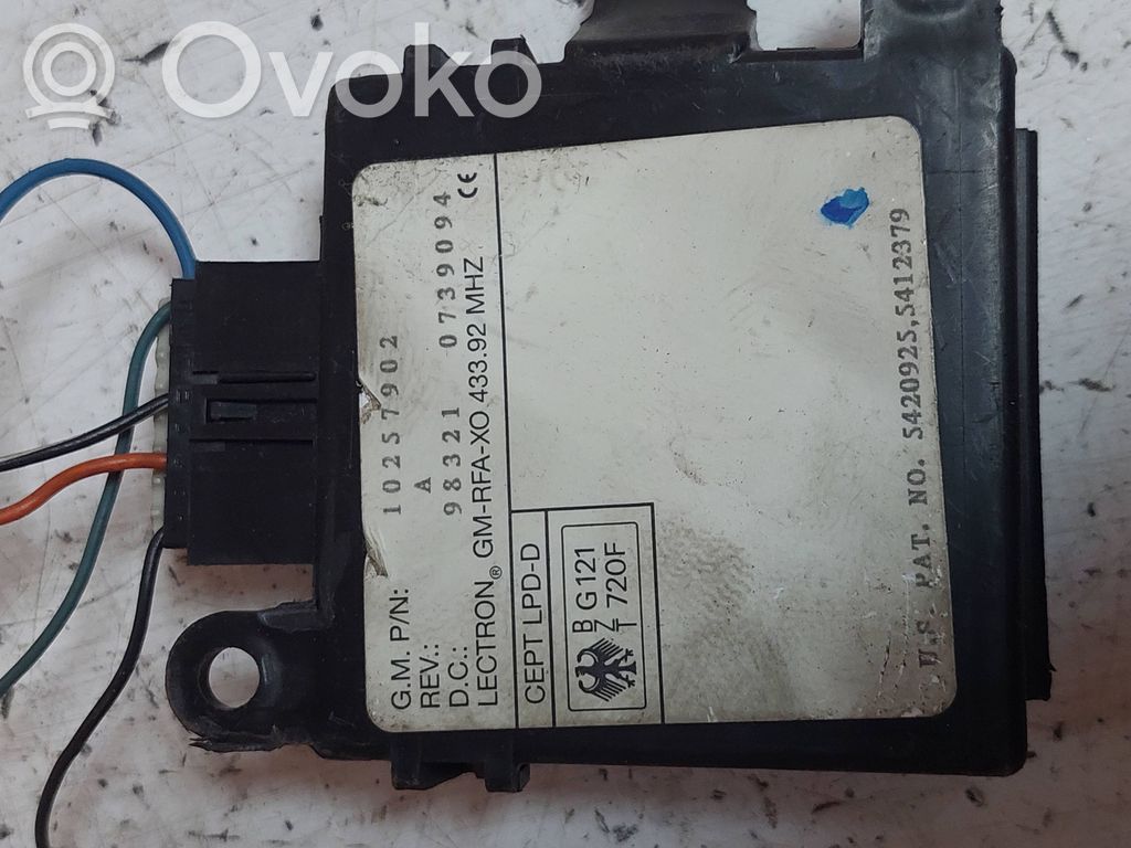 Opel Sintra Other control units/modules 