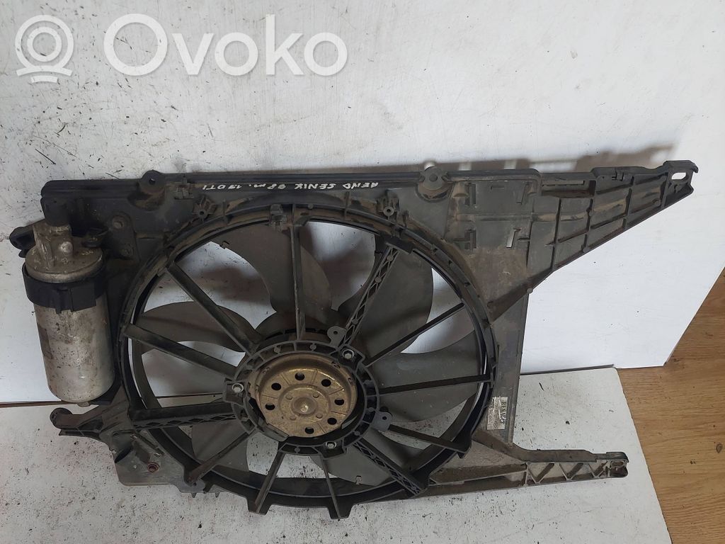 Renault Scenic I Osłona wentylatora chłodnicy 