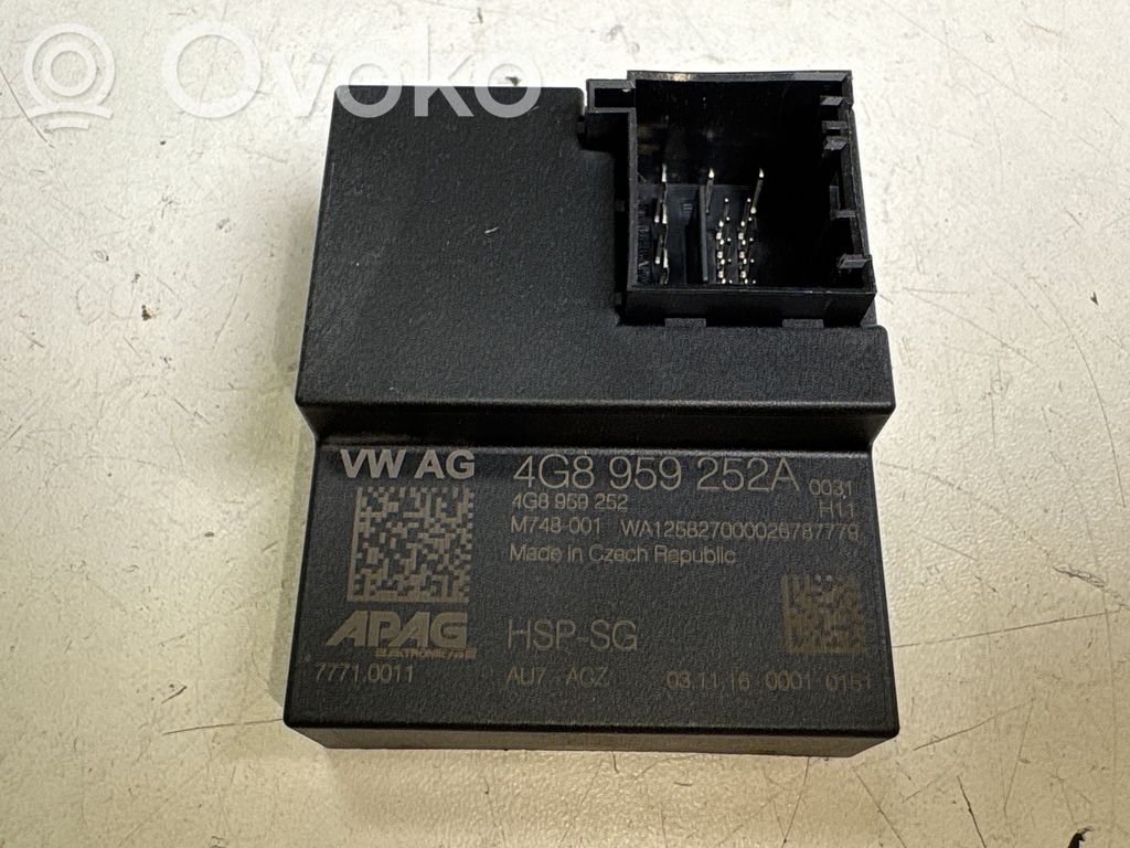 Audi A7 S7 4G Otras unidades de control/módulos 