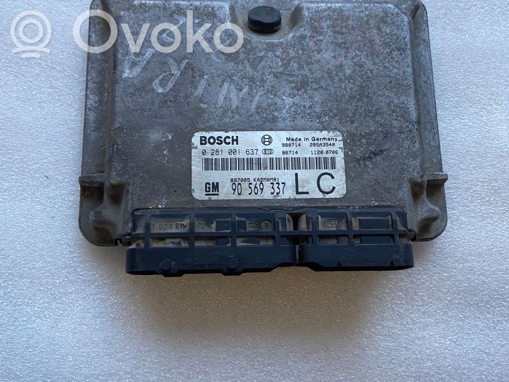 Engine control unit/module   90569337,0281001637,28SA3540