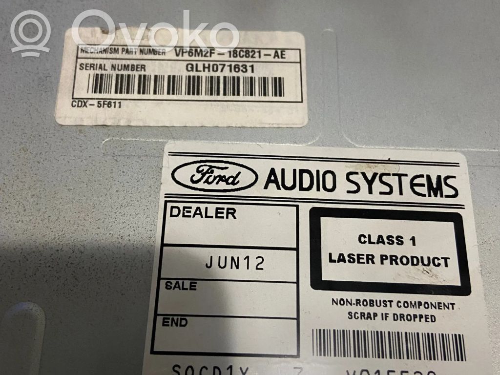 Ford Focus Radio / CD/DVD atskaņotājs / navigācija 
