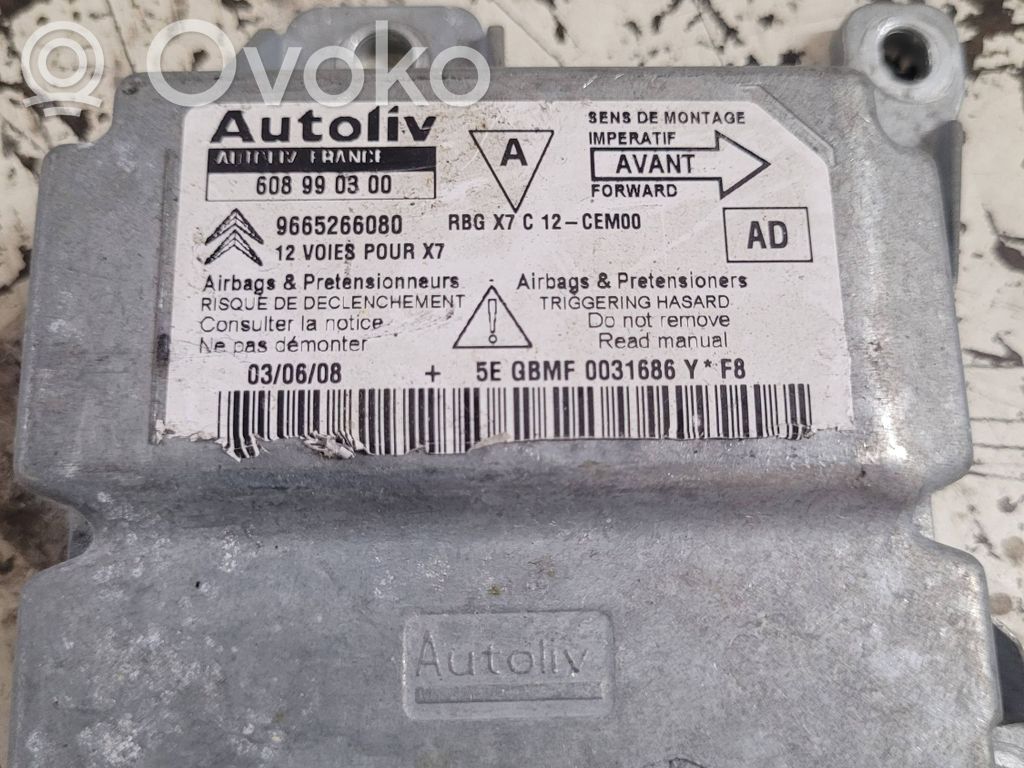 Citroen C5 Airbag control unit/module 