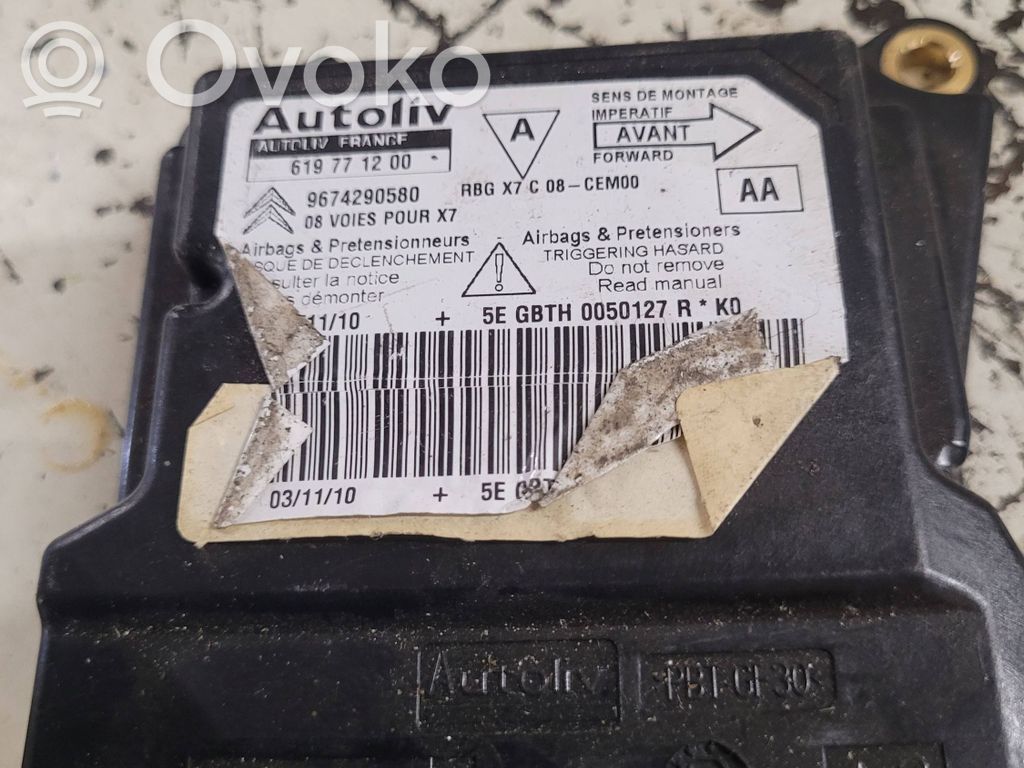 Citroen C5 Airbag control unit/module 
