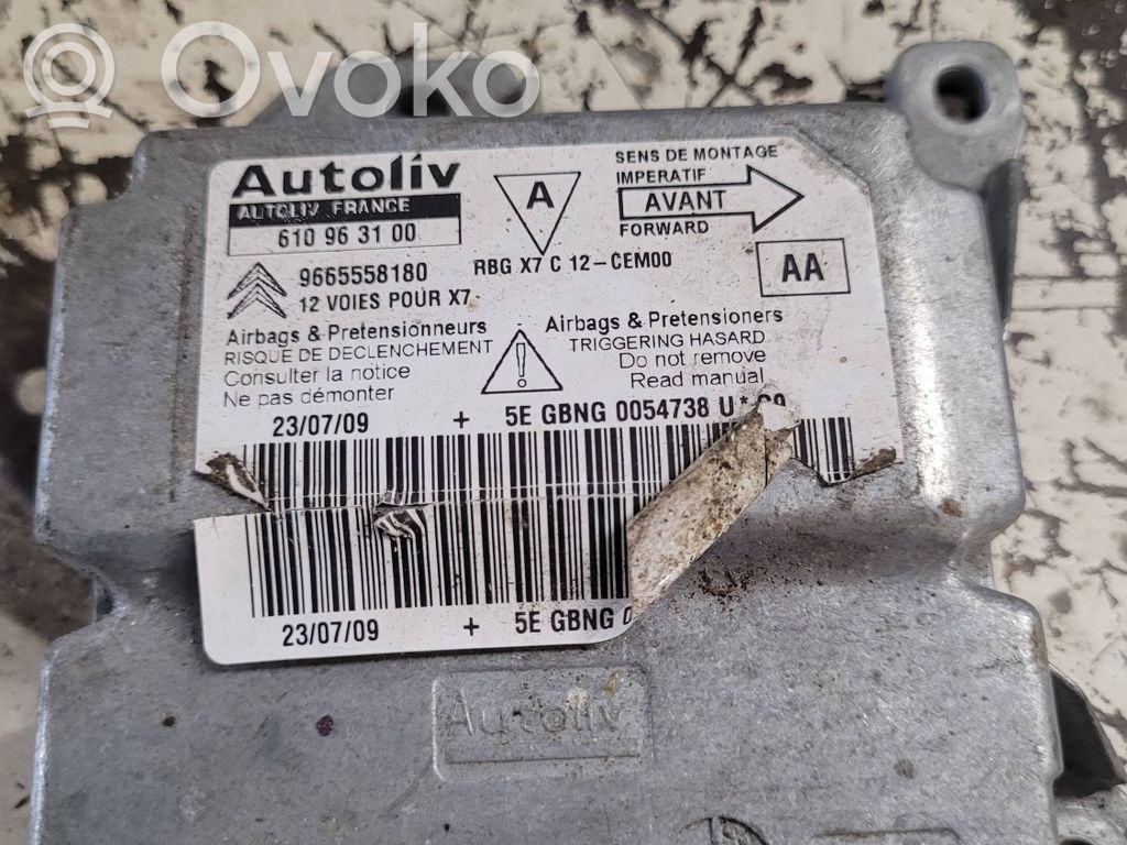 Citroen C5 Airbag control unit/module 
