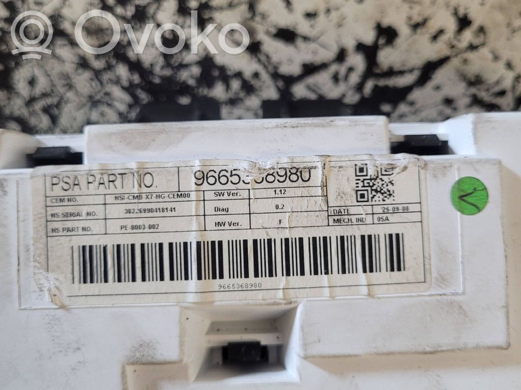 Citroen C5 Speedometer (instrument cluster) 