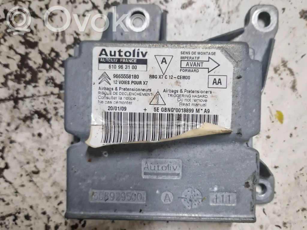 Citroen C5 Airbag control unit/module 
