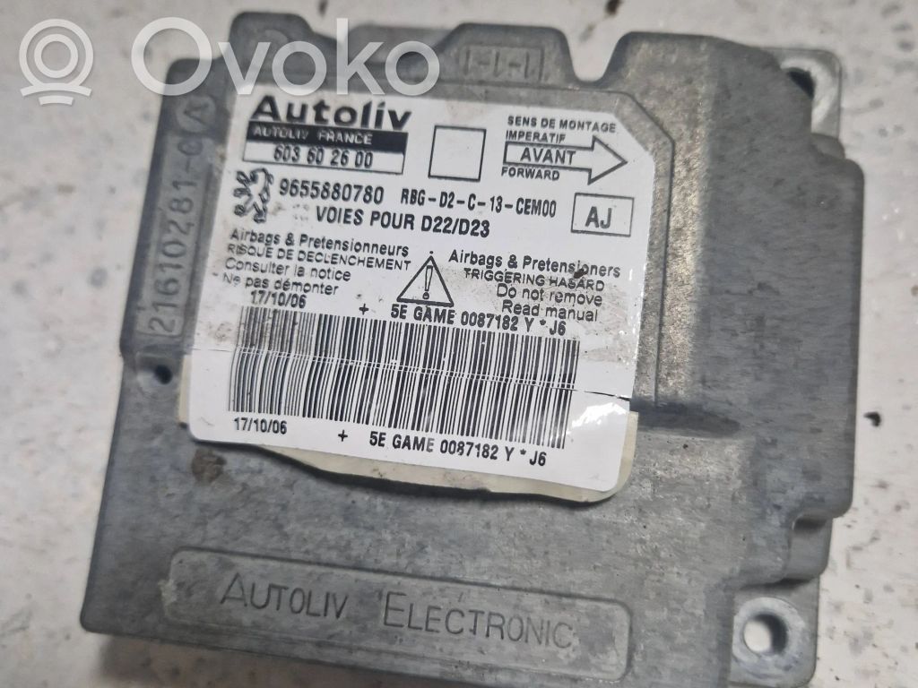 Peugeot 407 Airbag control unit/module 