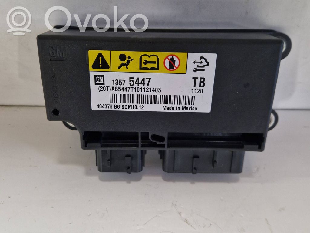 Opel Insignia A Airbag control unit/module 