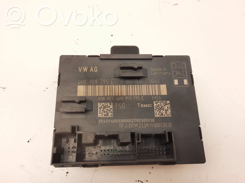 Audi A8 S8 D4 4H Door control unit/module 