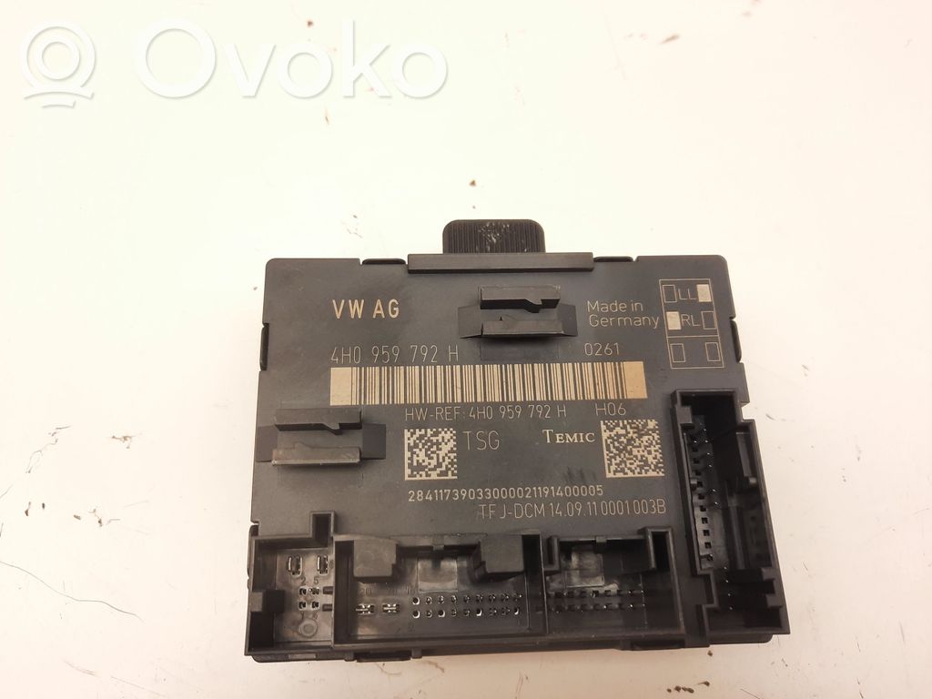 Door control unit/module   4H0959792H