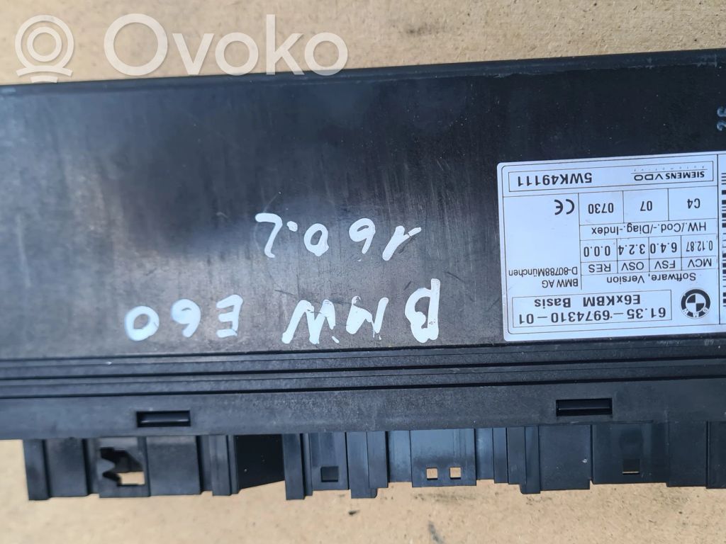 BMW 5 E60 E61 Comfort/convenience module 
