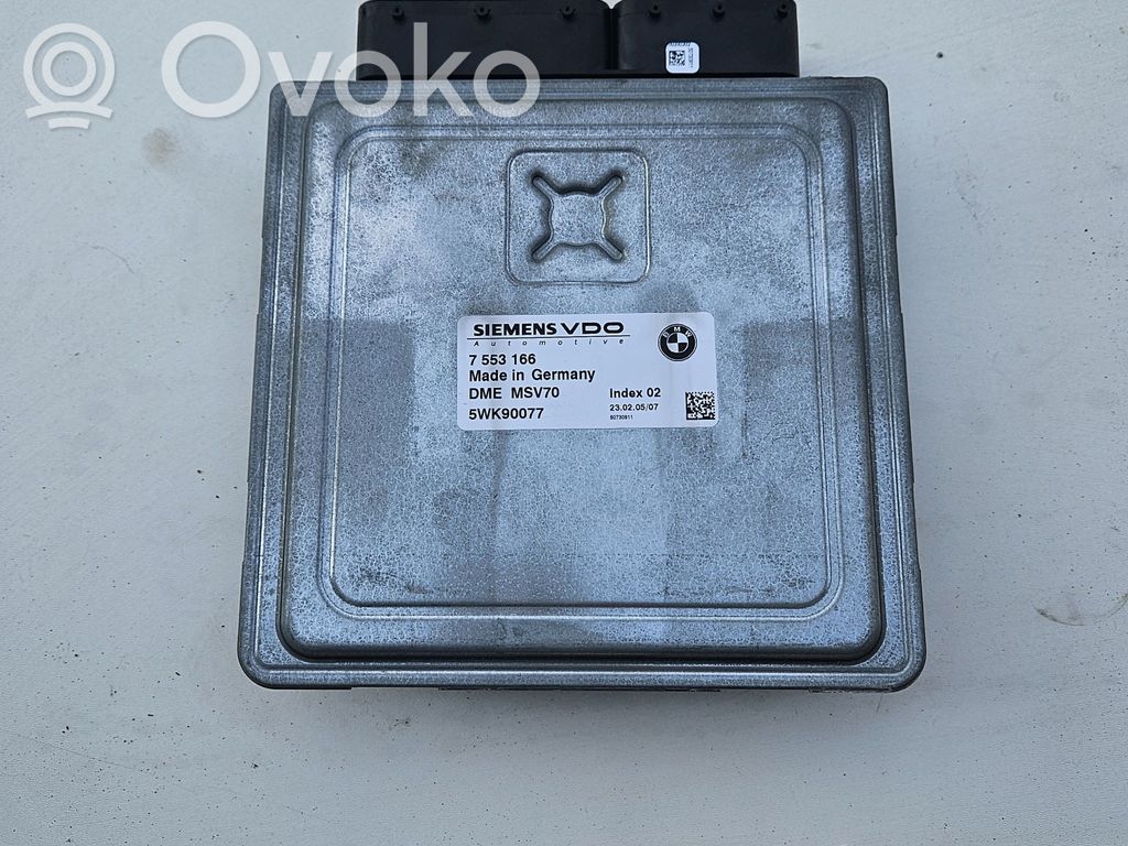 BMW 5 E60 E61 Variklio valdymo blokas 