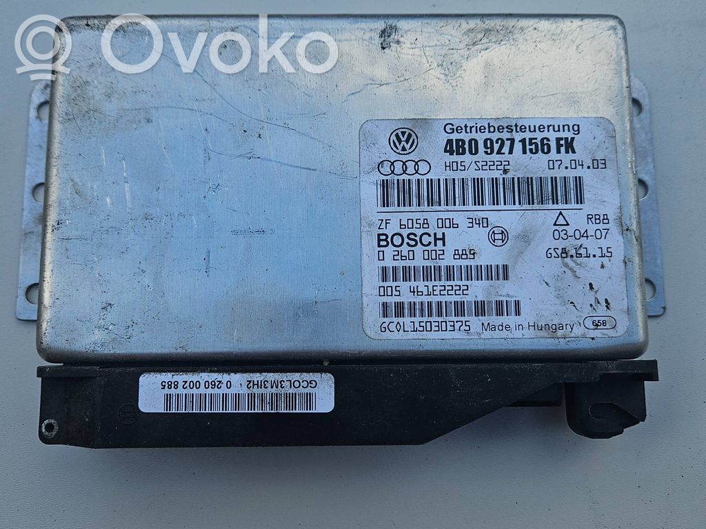 Audi A6 S6 C5 4B Gearbox control unit/module 