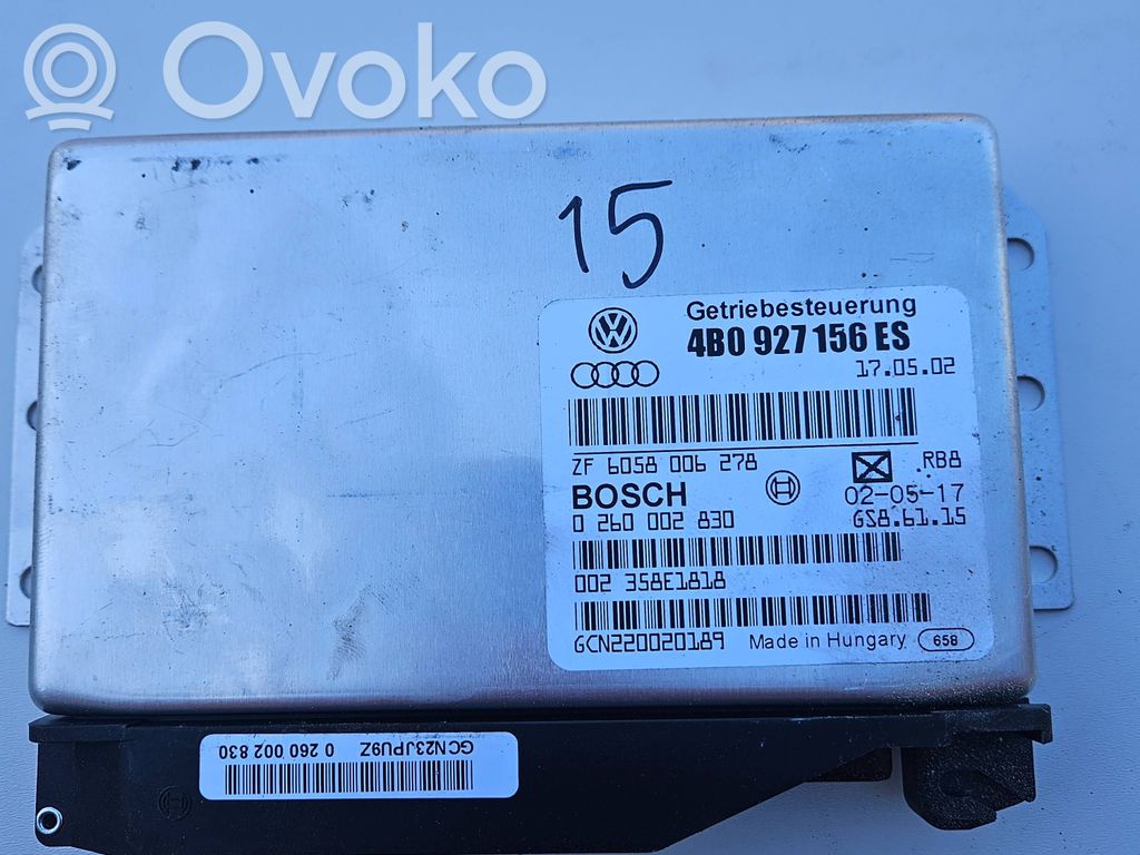 Audi A6 S6 C5 4B Gearbox control unit/module 