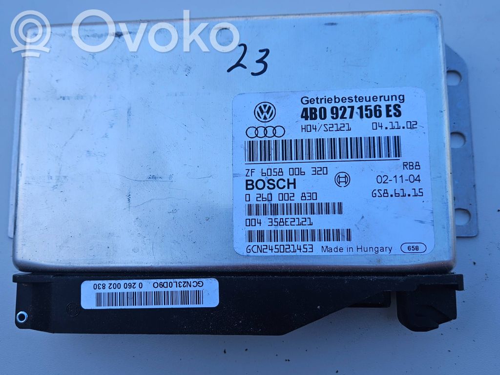 Audi A6 S6 C5 4B Gearbox control unit/module 
