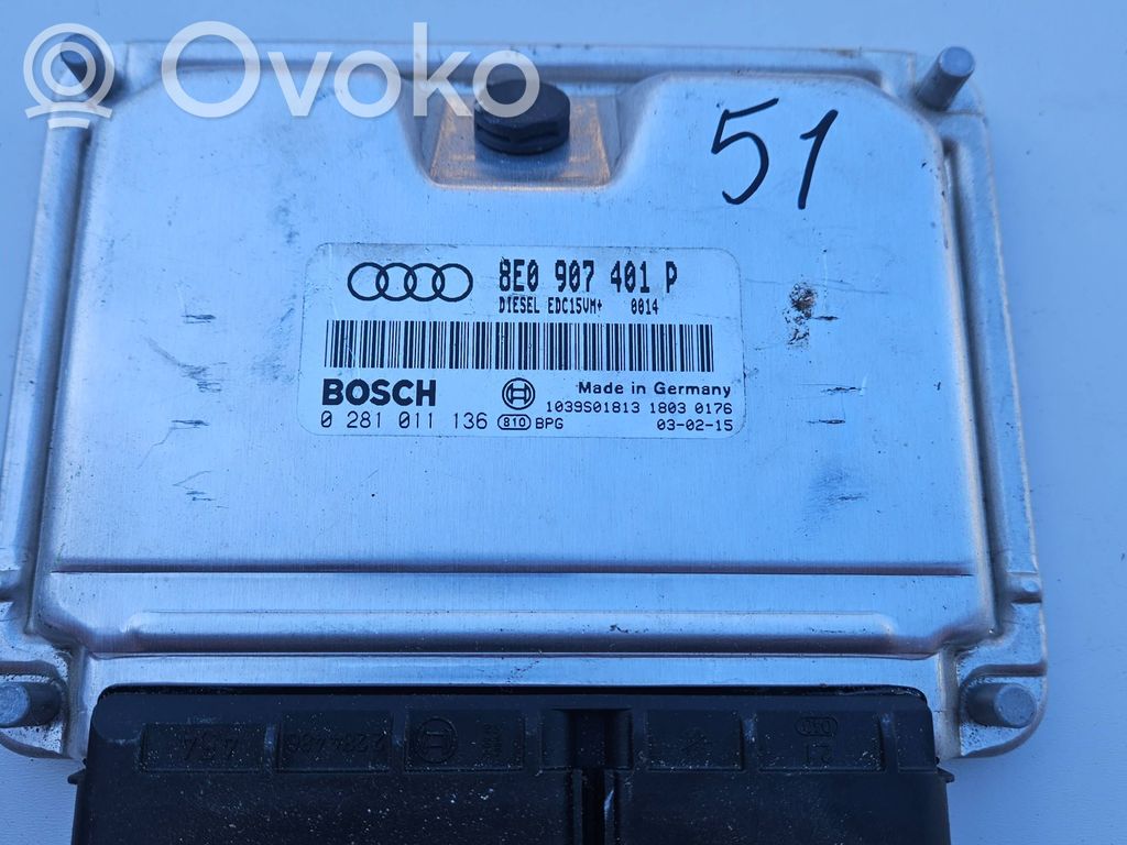 Audi A6 S6 C5 4B Engine control unit/module 