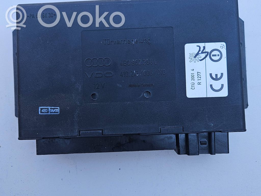 Audi A6 S6 C5 4B Komforto modulis 