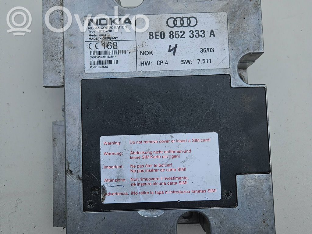 Phone control unit/module   8E0862333A