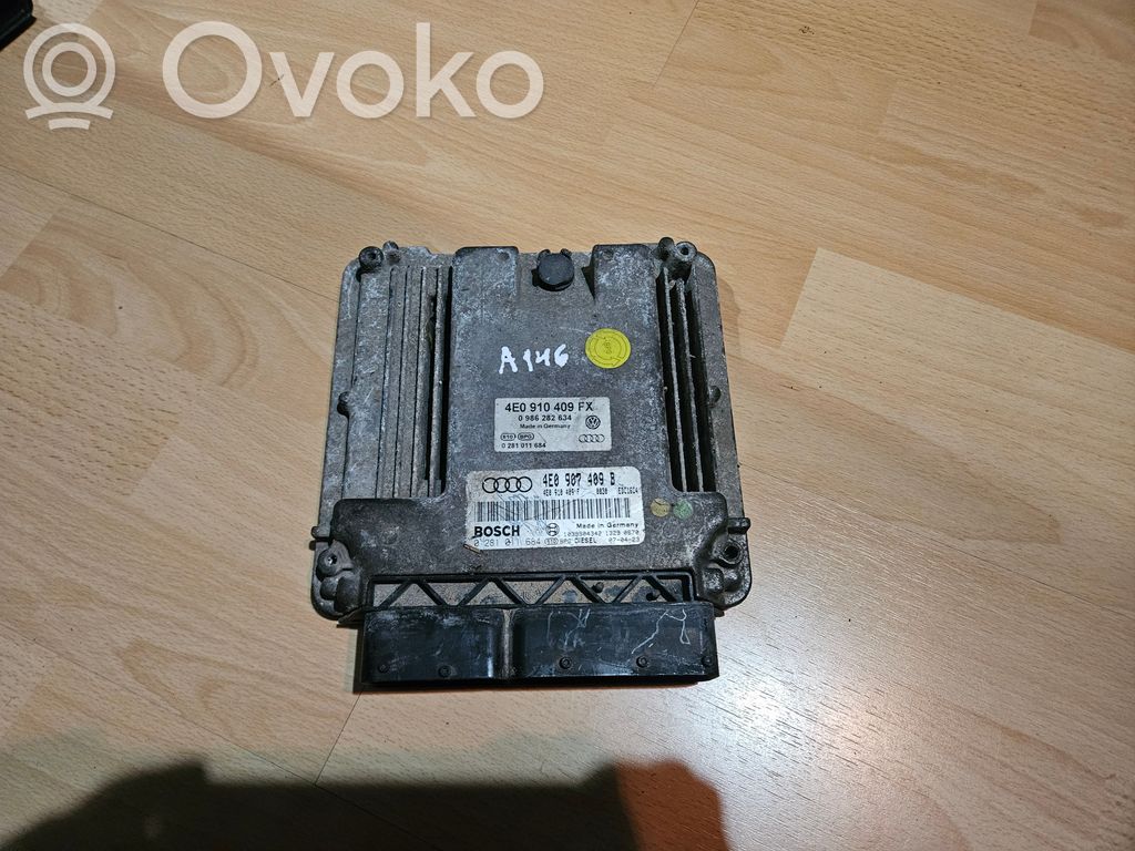 Audi A8 S8 D3 4E Variklio valdymo blokas 