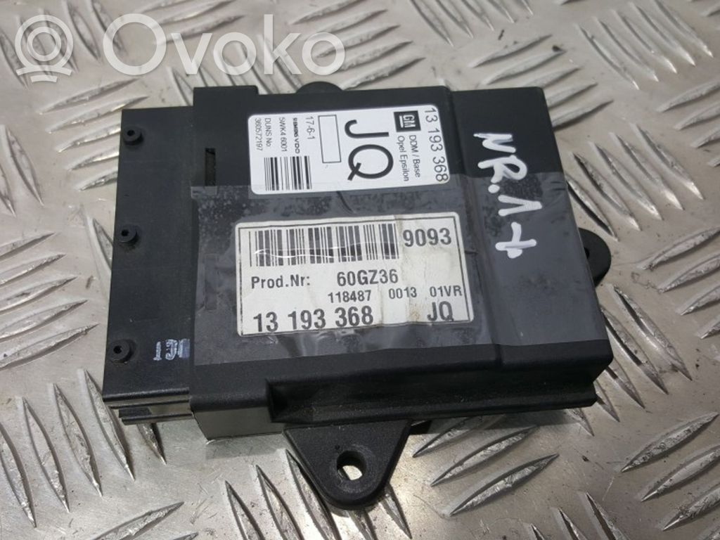 Opel Vectra C Door central lock control unit/module 