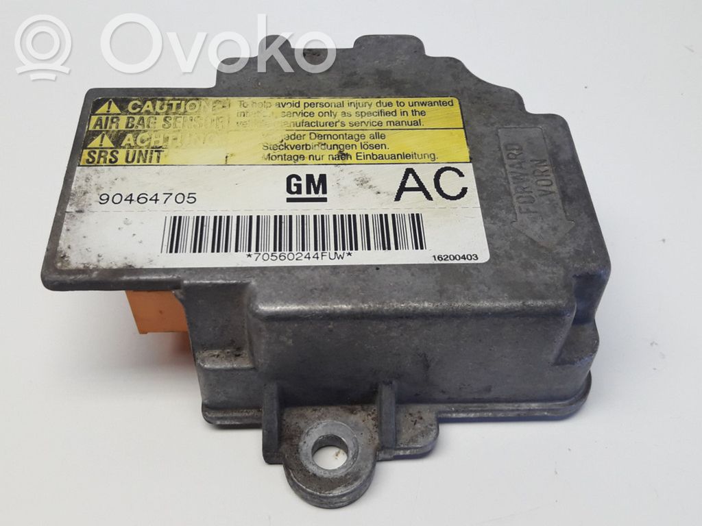 Opel Vectra B Airbag control unit/module 